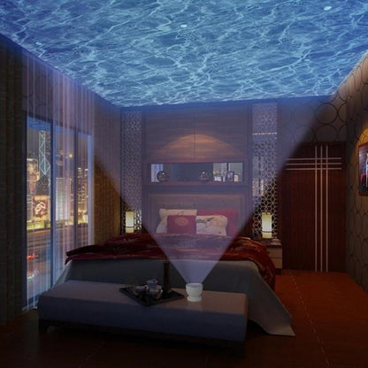 Ocean Wave Projector LED Night Light Remote Control Gadgets dealsniper-net