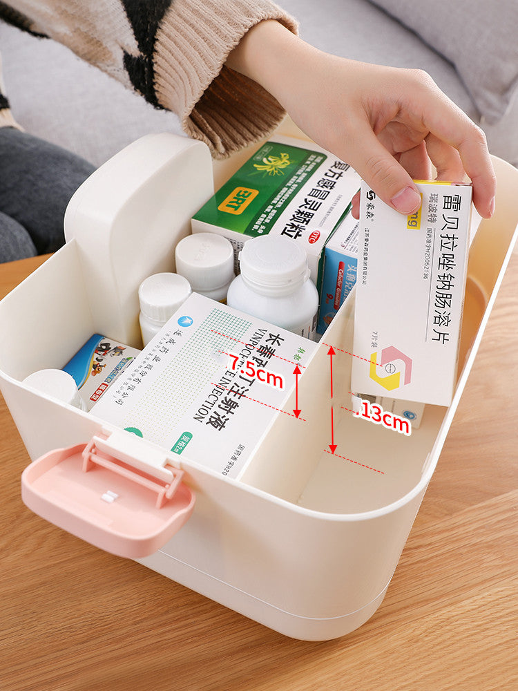 Smart Medicine Cabinet Storage Box with Alarm Clock House DealSniper.net