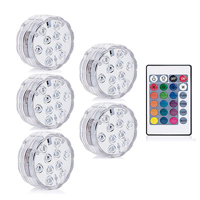 3 LEDs Underwater Light 16 Colors RGB IP68 Waterproof Swimming Pool