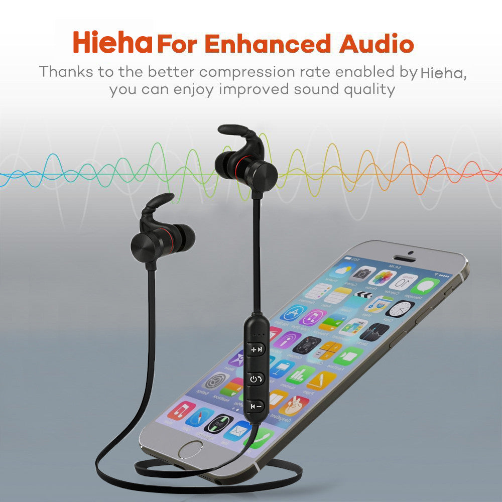 Compatible with Apple , Magnetic Handsfree Mobile Phone Bluetooth Electronics Gym From House