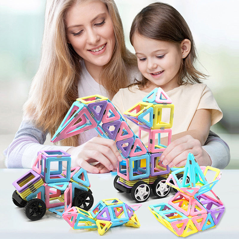 Magnetic Building Blocks Educational Toy Set Kids dealsniper-net