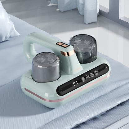 New Mattress Vacuum Mite Remover Cordless Handheld Cleaner House dealsniper-net Green 2 Filters With Humidity