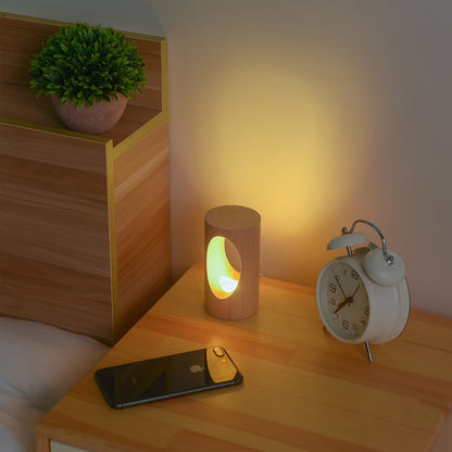 Solid wood LED reading lamp Home Decor dealsniper-net