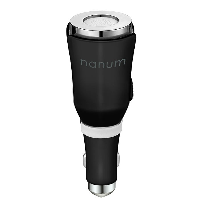 Car Aroma Diffuser with Dual Power USB Car Charger 5-Color Vehicle DealSniper.net Black