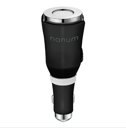 Car Aroma Diffuser with Dual Power USB Car Charger 5-Color Vehicle DealSniper.net Black