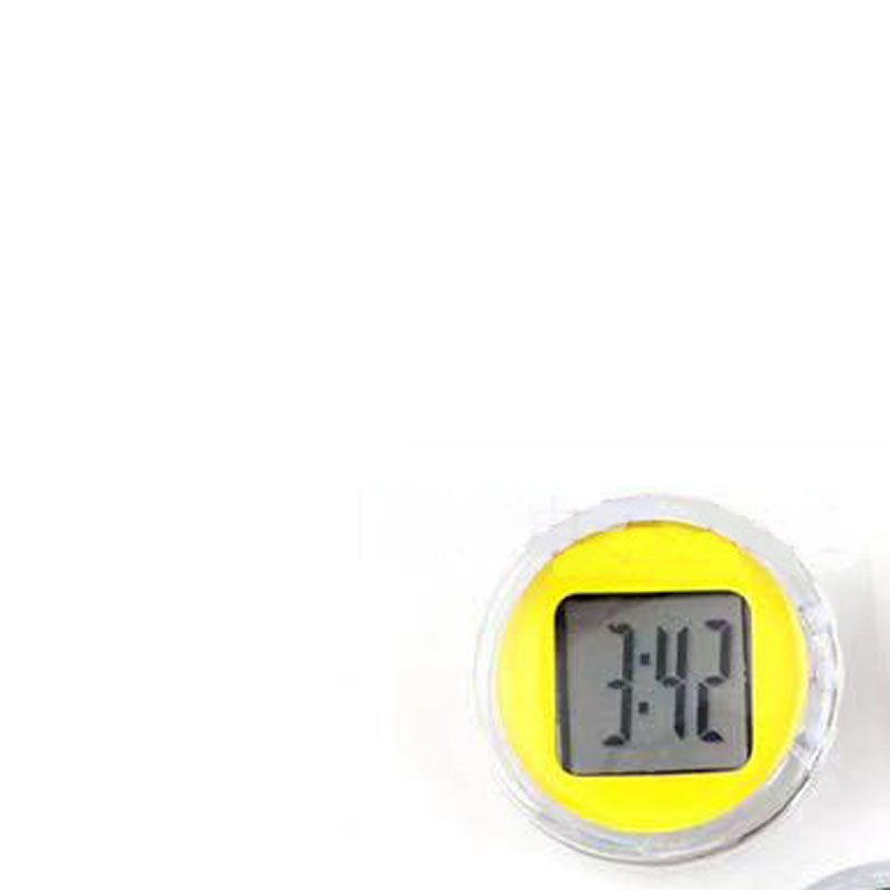 Waterproof car clock watch for motorcycle and electric vehicle can be pasted Vehicle dealsniper-net Yellow