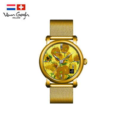 Van Gogh Women's Quartz Watch 3D Printed Oil Painting Jewelry DealSniper.net Lady13GM