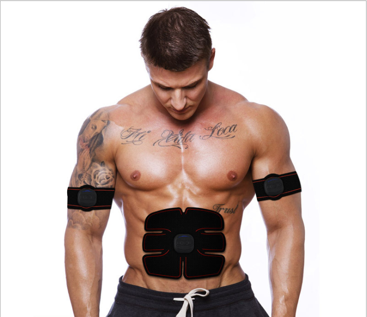 Portable EMS Smart Muscle Stimulator For Arm and Abdomen Sports Gym From House