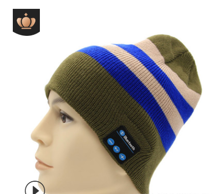 Wireless Bluetooth Knitted Hat Calls Music Stereo