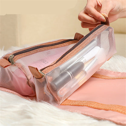 4 Pieces In 1 Cosmetic Bag For Women