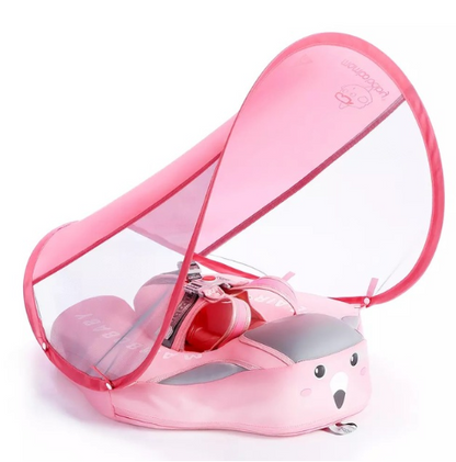 Children's Free Inflatable Lying Ring Anti-turning Swimming Ring Kids DealSniper.net Pink 9