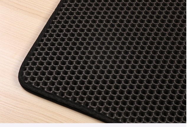 Pet Cat Litter Mat Pet Supplies EVA Double Cat Litter Mat Pets Gym From House