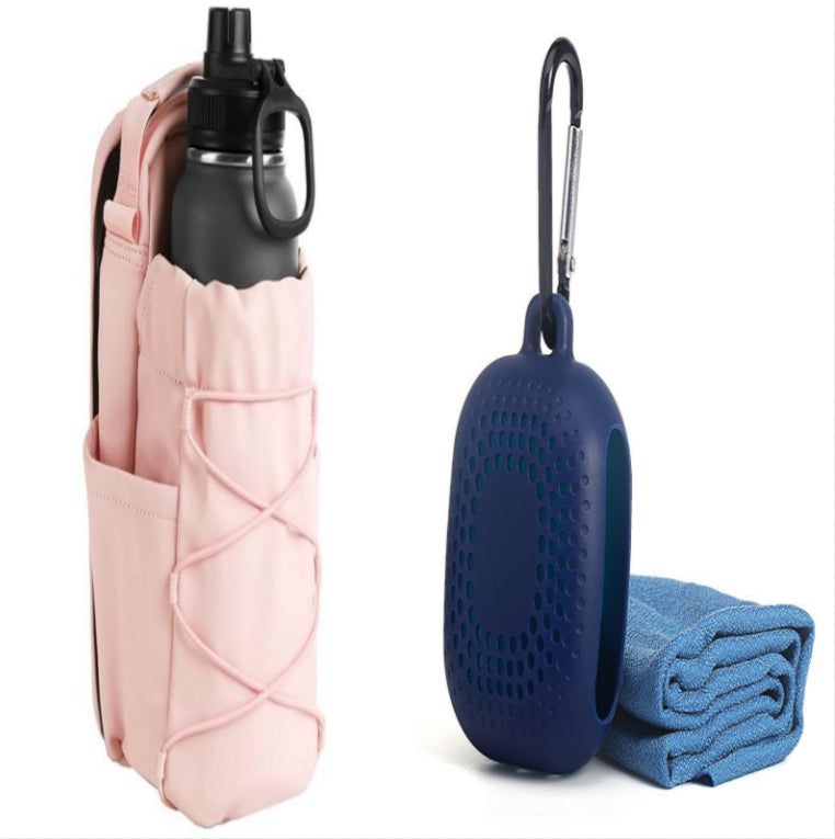 Fitness Magnetic Kettle Bag Crossbody Bag Magnetic Gym Bag Sports Gym From House Pink set