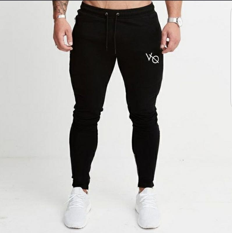 Spring and autumn men's fashion casual slim sports pants men's printed trousers Men dealsniper-net