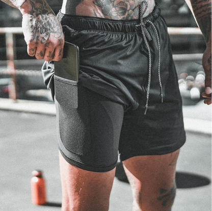 Pocket Compression Shorts Men dealsniper-net