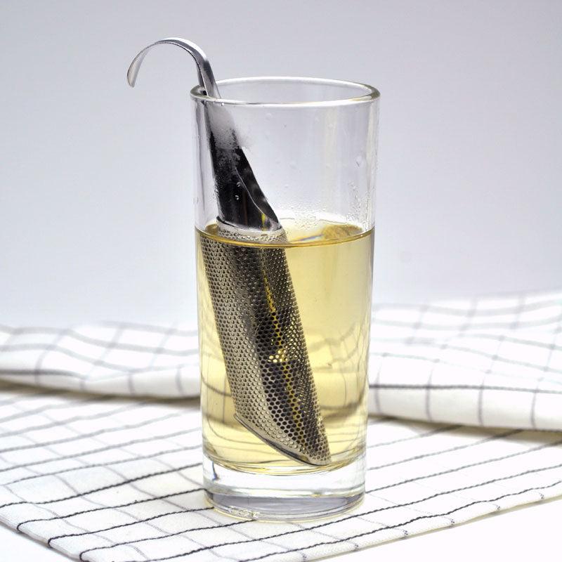 304 Stainless Steel Tea Tube with Curved Handle Kitchen DealSniper.net