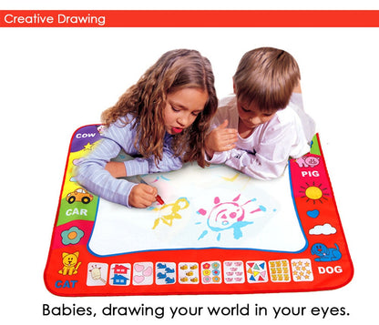 80 x 60cm Baby Kids Add Water with Magic Pen Doodle Painting Hobby dealsniper-net