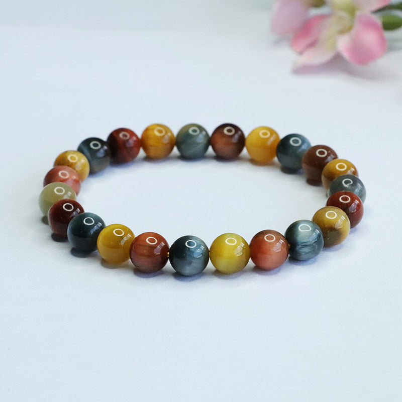 Dream Colorful Tiger Eye Qingshi Crystal Bracelet For Women Jewelry dealsniper-net