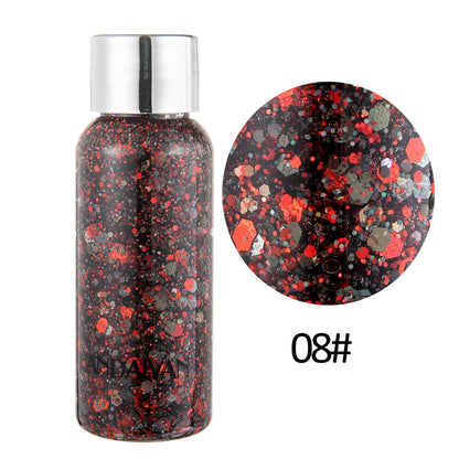 Eye Glitter Nail Hair Body Face Glitter Gel Art Heart Loose Sequins Beauty dealsniper-net Red