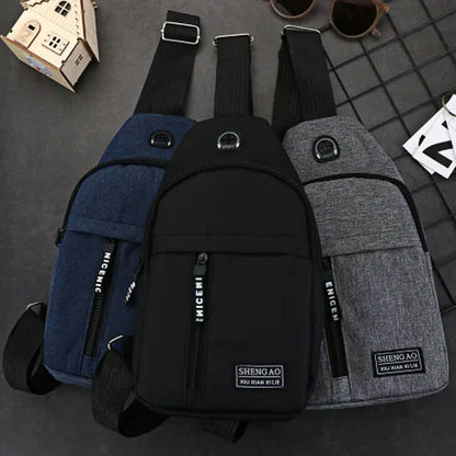 Mens Sling Bag Cross Body Handbag Chest Bag Shoulder Pack Outdoor DealSniper.net
