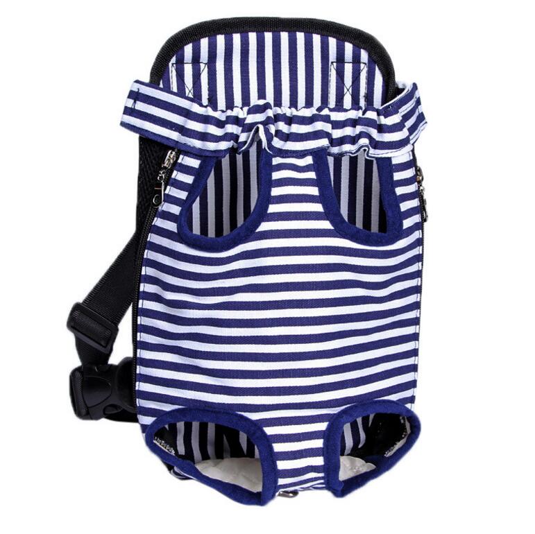 Go Out Portable Chest Shoulder Pet Bag Breathable Travel Pet Bag Pets Gym From House Blue L