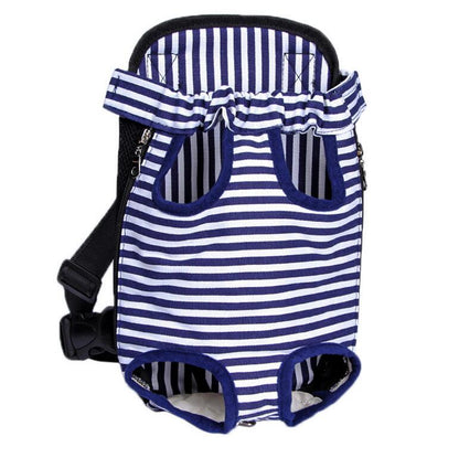 Go Out Portable Chest Shoulder Pet Bag Breathable Travel Pet Bag Pets Gym From House Blue L