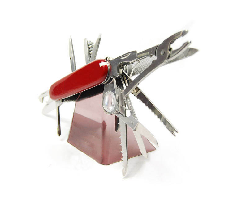 Multifunctional Stainless Steel SwissArmy Knife Outdoor DealSniper.net