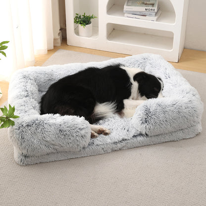 Plush Round Pet Bed Dog Bed Winter Pets Gym From House