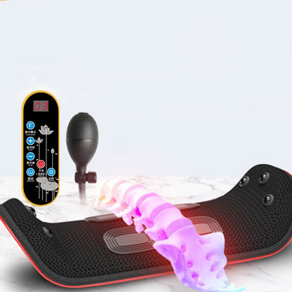 Relaxation Electric Lumbar Traction Device Waist Back Massager Vibration