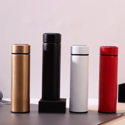 Stainless steel vacuum flask LED touch display temperature