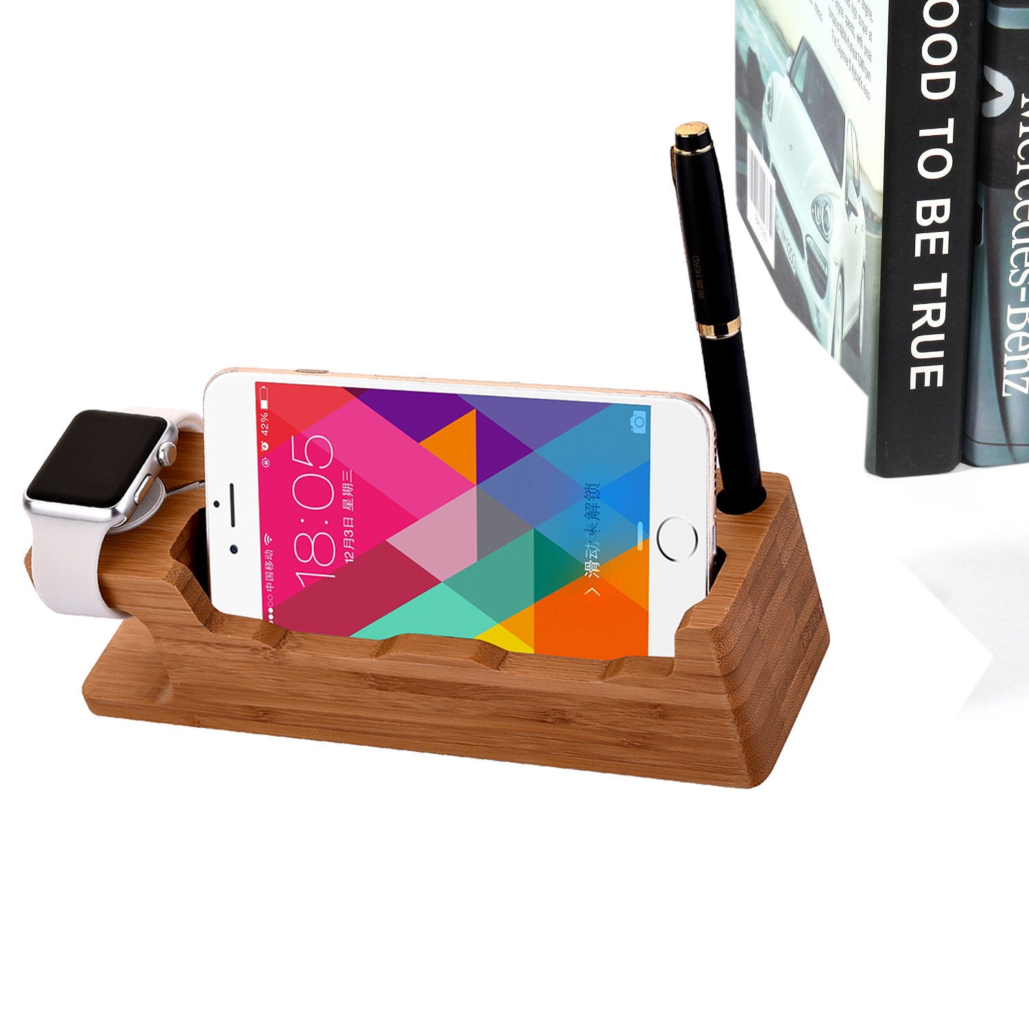 Mobile Phone Watch Holder Dual Phone Base Electronics DealSniper.net