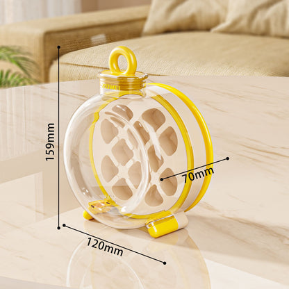 Summer Ice Cube Tray 2 In1 Ice Tray And Water Bottle Kitchen Gym From House Yellow 1PCS