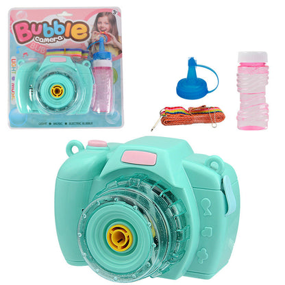 Camera Bubble Blowing Toys For Kids Fully-Automatic Soap Bubble Machine Kids dealsniper-net Green
