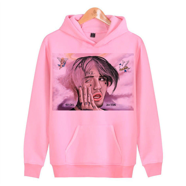 Loose Hooded Lovers Sweatshirt Women dealsniper-net C Style 3XL