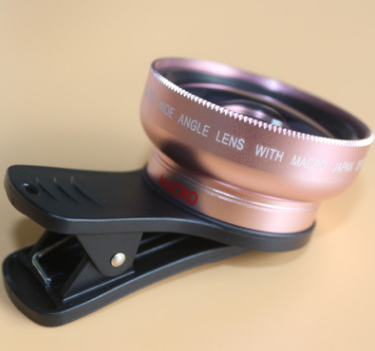 Phone Lens kit 0.45x Super Wide Angle Gadgets dealsniper-net Pink