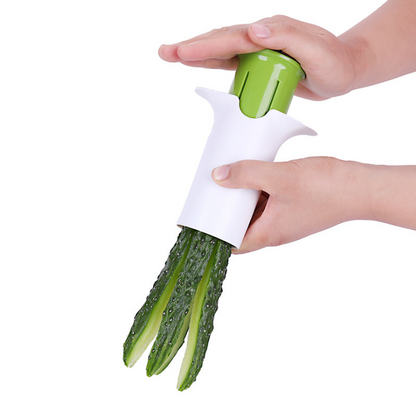 Creative Vegetable Cutters Fruit Kitchen Cucumber Carrot Divider Kitchen DealSniper.net White