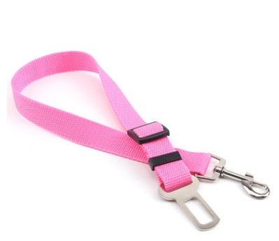 Fixed Strap Polyester Dog Strap Dog Leash Dog Leash Pets dealsniper-net 70cm Pink