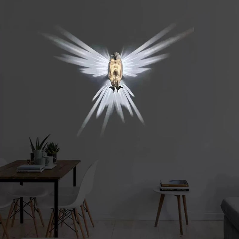 Modern Creative Eagle Shape Wall Lamp Home Decor dealsniper-net