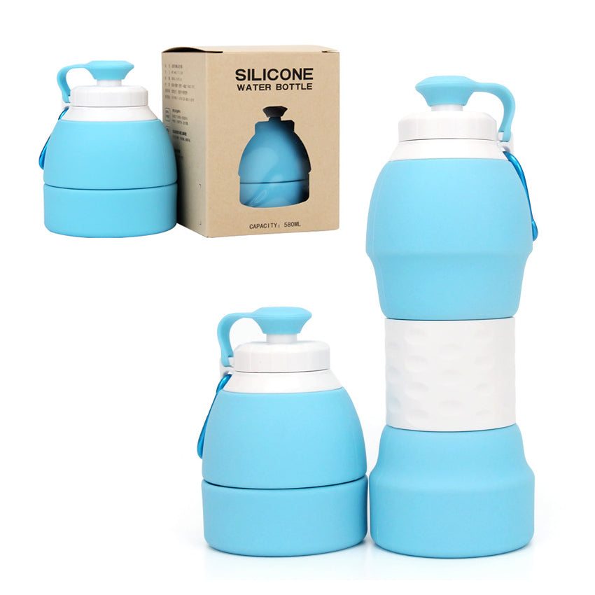 Silicone folding water bottle Sports DealSniper.net