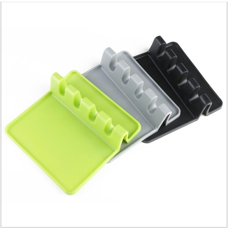 Kitchen Silicone Spoon Pad Spatula Mat Kitchen dealsniper-net