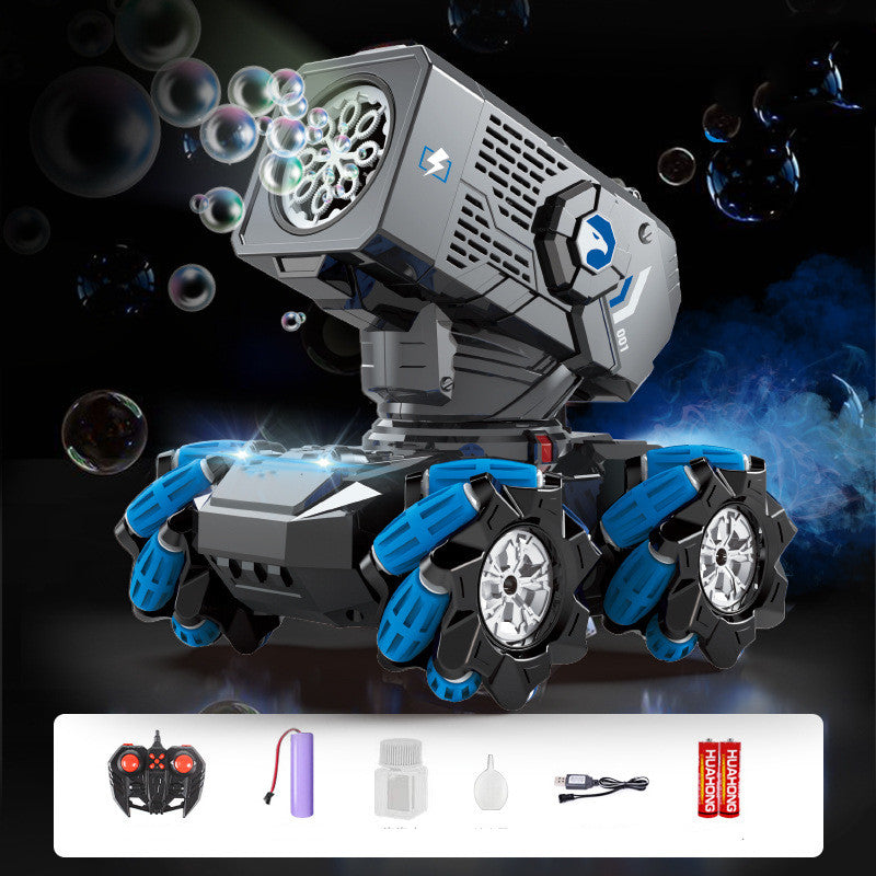 Children's Bubble Blowing Remote Control Car