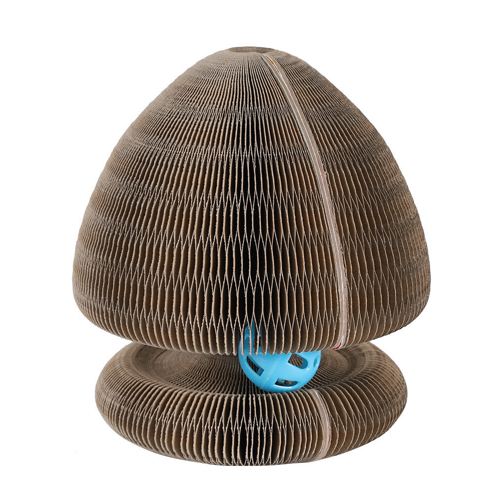 Magnetic Organ Changeable Corrugated Paper Cat Scratch Board Pets DealSniper.net Fish Variety Track Ball