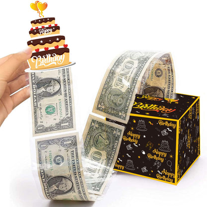 Birthday Party Decoration Supplies Cash Lottery Box Holidays DealSniper.net Style 2 28x25x1.5cm