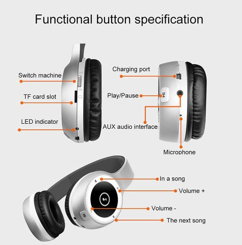 T8 Stereo Headset Bluetooth Headset HIFI Sports Electronics DealSniper.net