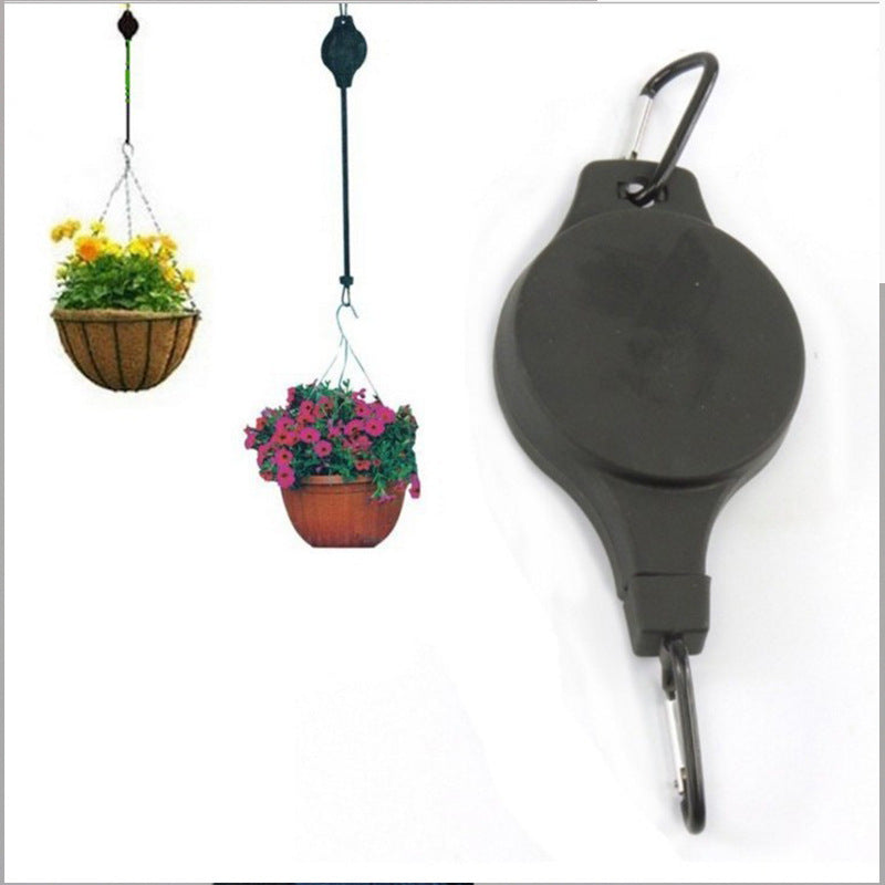 Free Lifting Hanging Basket Bird Cage Hook Home Decor Gym From House Black