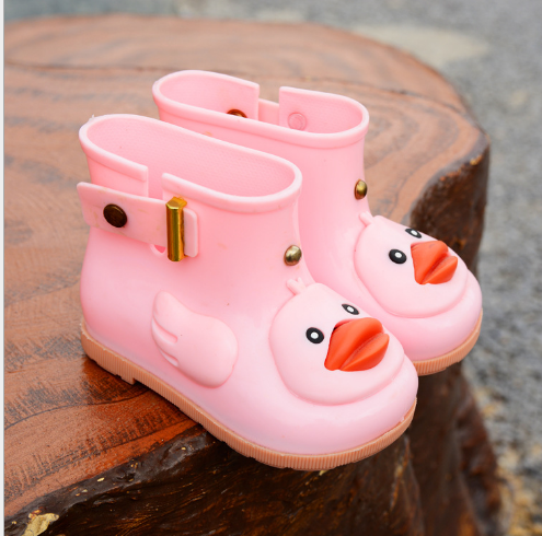 Children's rain boots Korean version of non-slip water shoes