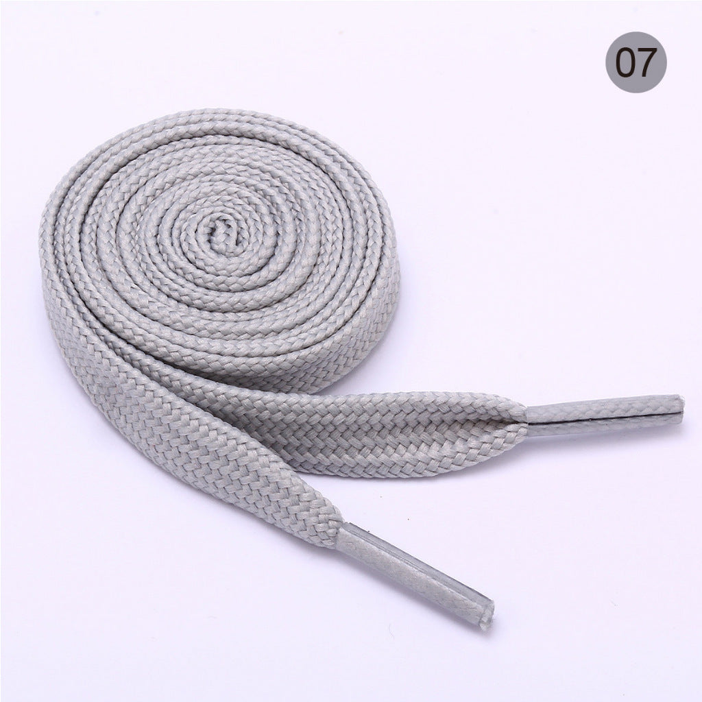 Double-layer casual sports shoelaces Sports DealSniper.net Grey 1M 1pc