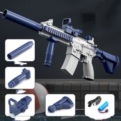 Space Water Gun Electric Automatic Toys For Children Kids DealSniper.net D Blue USB