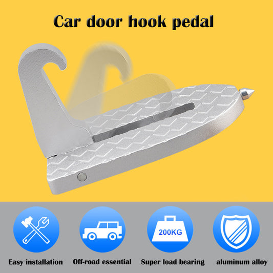 Foldable Car Door Step Pedal Universal Auto Rooftop Luggage