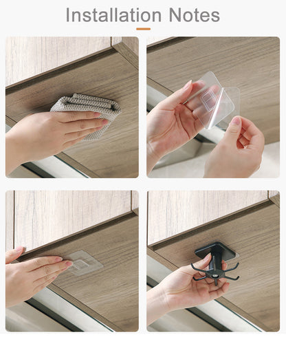 Punch-free Creative Rotatable Kitchen Storage Rack Kitchen DealSniper.net